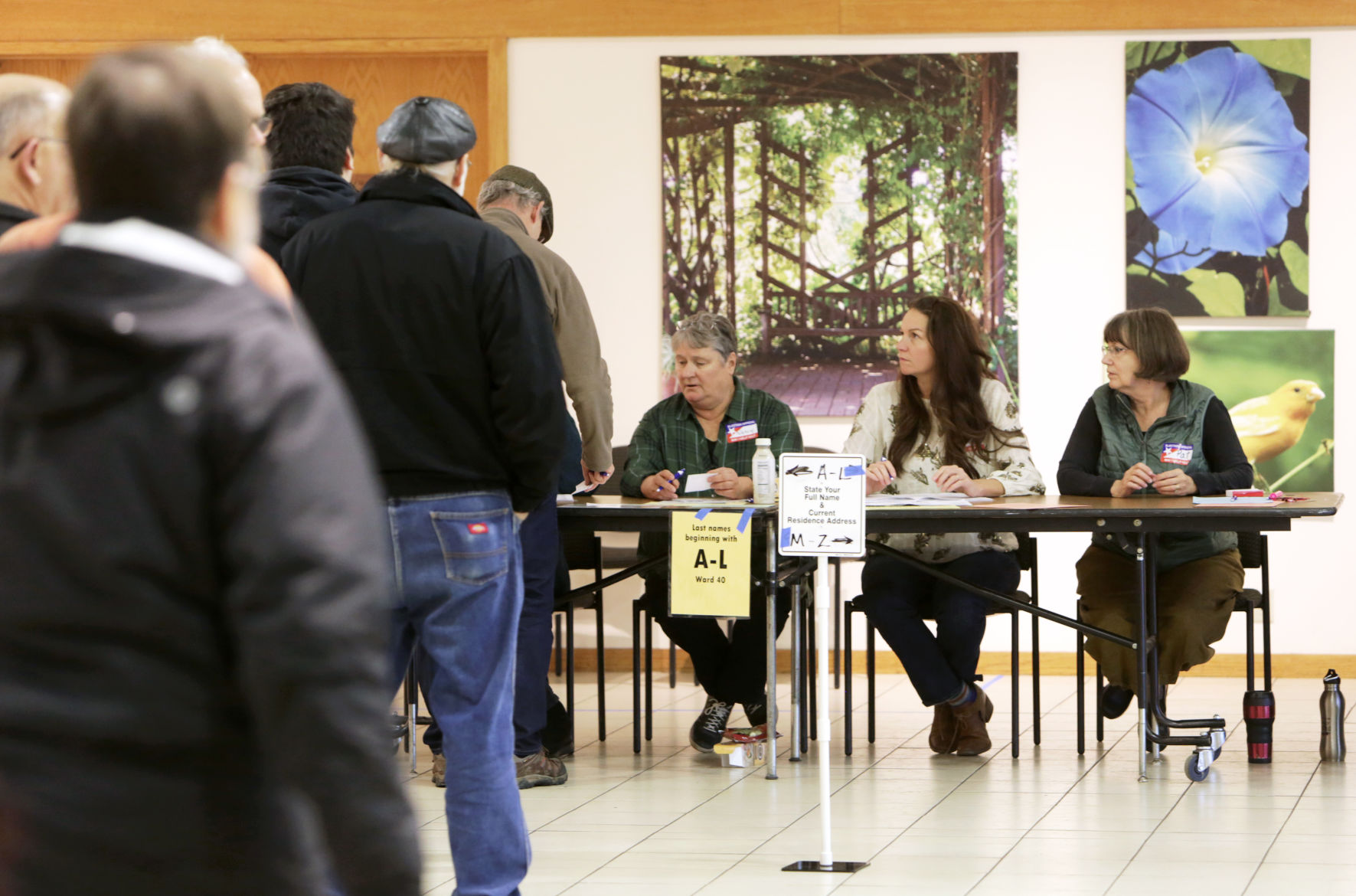 Polling places on Election Day